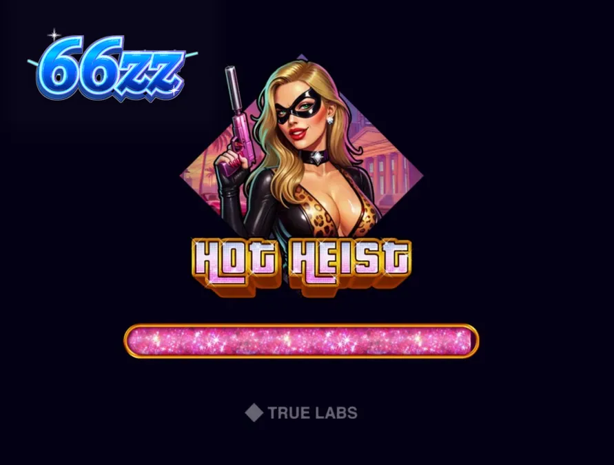 Hot Heist স্লট গেমের নিয়ন-থিমযুক্ত ইন্টারফেস এবং বোনাস রাউন্ডের দৃশ্য
